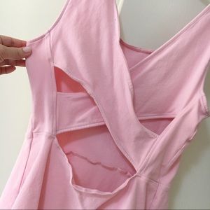 Express Pink Peplum Tank